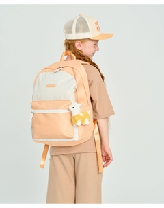 Рюкзак на молнии для девочки мультицвет Button blue