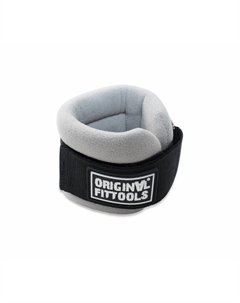 Ремень для тренировки мышц бедра и ягодиц регулируемый серый (F0-кольцо) FT-AS05-F0-DARK-GREY Original fittools