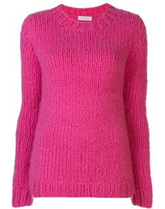 Gabriela hearst свитер фактурной вязки с круглым вырезом s розовый Gabriela hearst