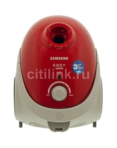 Пылесос VCC5251V3R/XEV, 1800Вт, красный/серый Samsung