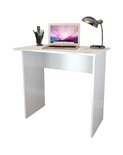 Стол компьютерный Уно, ЛДСП, белый Мастер