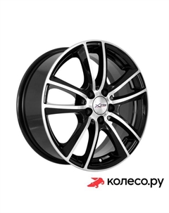 Литой диск X-116М 6.5x16/5*114.3 D67.1 ET35 BK/FP X`trike