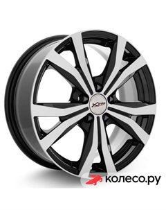 Литой диск X-119 6.5x16/5*110 D65.1 ET37 BK/FP X`trike