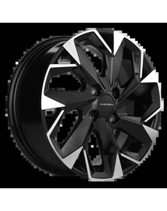 Диски R15 4x100 6J ET40 D60,1 KHW1508 (Lada X-Ray) Black-FP Khomen