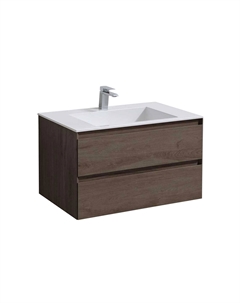 Тумба под раковину Luka 79.2 см VMC-2L800RO тёмный дуб Vincea