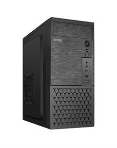 Корпус B410, mATX, Mini-Tower, черный, без БП (B410) Ginzzu