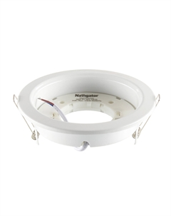 Светильник встраиваемый GX70 белый 24 Вт IP20 ДВО (61388) Navigator