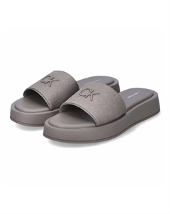 Мюли, серо-коричневый Calvin klein