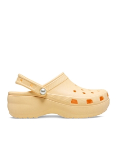 Мюли Classic Platform Pearl Clog 211231, золотой Crocs