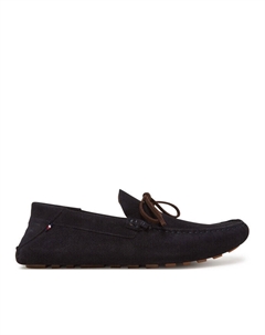 Мокасины Hilfiger Folded Suede Driver Fm0Fm05385, синий Tommy hilfiger