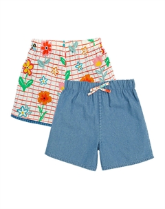 Шорты бермуды Marigold, цвет blau/rot/weiß Frugi