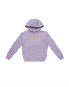 Пуловер с капюшоном, сиреневый Smiler.