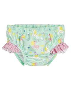 Плавки UV-Schutz Windelhose Einhorn, зеленый Playshoes