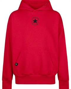 Пуловер с капюшоном, красный Converse