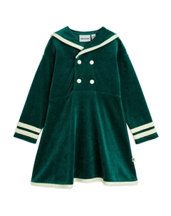 Платье на каждый день стандартный крой Sailor 2515010975, зеленый Mini rodini