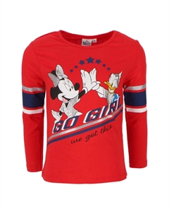 Пуловер с капюшоном, цвет beige, rot Disney minnie mouse