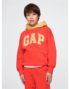 Пуловер с капюшоном, цвет rot/gelb Gap