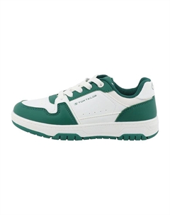 Кроссовки на шнуровке, цвет grün/weiß Tom tailor