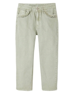 Тканевые брюки, зеленый Vertbaudet