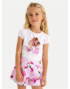 Шорты из ткани обычного кроя 3905, розовый Mayoral