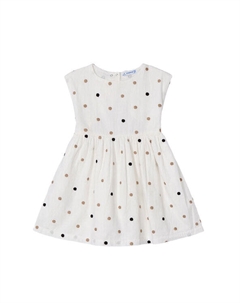 Платье на каждый день стандартный крой 3921, экрю Mayoral