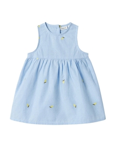 Платье на каждый день стандартный крой Derilla 13240054, голубой Name it