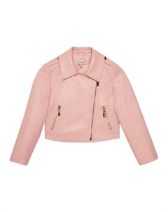 Куртка из искусственной кожи прямого кроя 251GJ2561, розовый Twinset