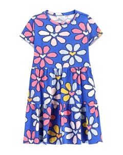 Платье на каждый день стандартный крой WC5129203VGC, синий Coccodrillo