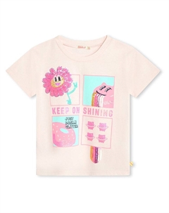 Футболка, розовый Billieblush