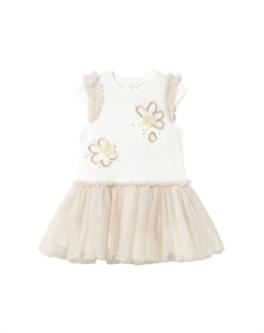 Платье на каждый день стандартный крой 1904, бежевый Mayoral