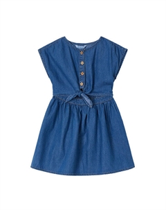 Летнее платье стандартный крой 3931, синий Mayoral