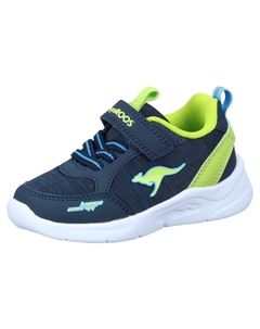 Кроссовки на шнуровке, цвет dk navy/lime Kangaroos