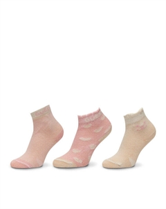 Комплект из 3-х высоких детских носков H5RZ04 Z3G10, розовый Guess