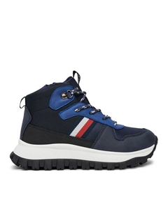 Ботинки на шнуровке T3B9-33680-1696A S, синий Tommy hilfiger