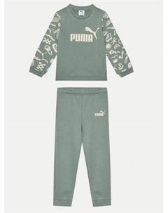 Спортивный костюм обычный крой Minicats Sandy Adventures 686284, зеленый Puma
