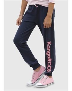 Спортивные брюки с блестящим принтом на штанине, цвет морской волны Kangaroos