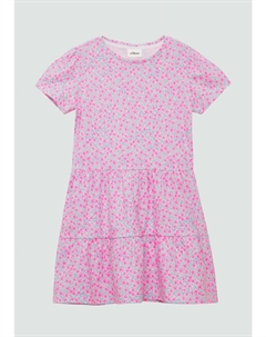 Платье, цвет weiß-mehrfarbig S.oliver