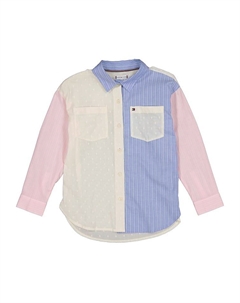 Блузка, цвет rosa/hellblau/creme Tommy hilfiger