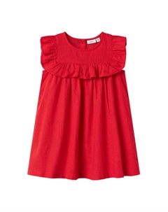 Летнее платье стандартный крой Falinnen 13240518, красный Name it