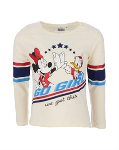 Пуловер с капюшоном, цвет beige, rot Disney minnie mouse