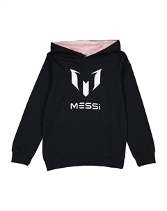 Пуловер с капюшоном, цвет schwarz/rosa Messi