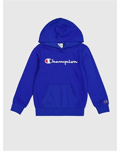 Пуловер с капюшоном, синий Champion