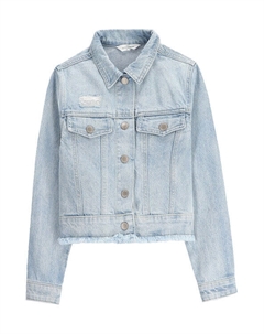 Джинсовая куртка обычного кроя WC5152301JCG, голубой Coccodrillo