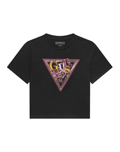 Футболка обычного кроя J5GI04 K6YW4, черный Guess