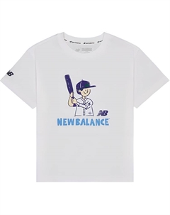 Детская футболка, белый New balance