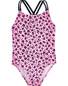 Купальник UV-Schutz Badeanzug Leo-Print, розовый Playshoes