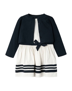 Платье, цвет creme/dunkelblau Name it