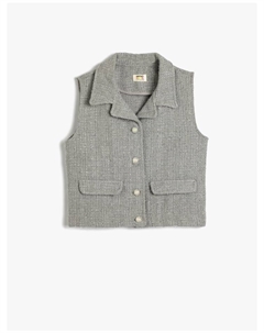 Утепленный жилет, серый Koton