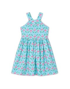 Летнее платье стандартный крой 3938, синий Mayoral