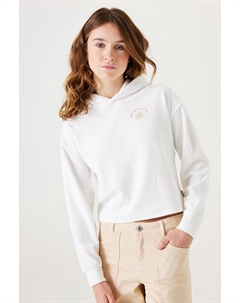 Пуловер с капюшоном, белый Garcia